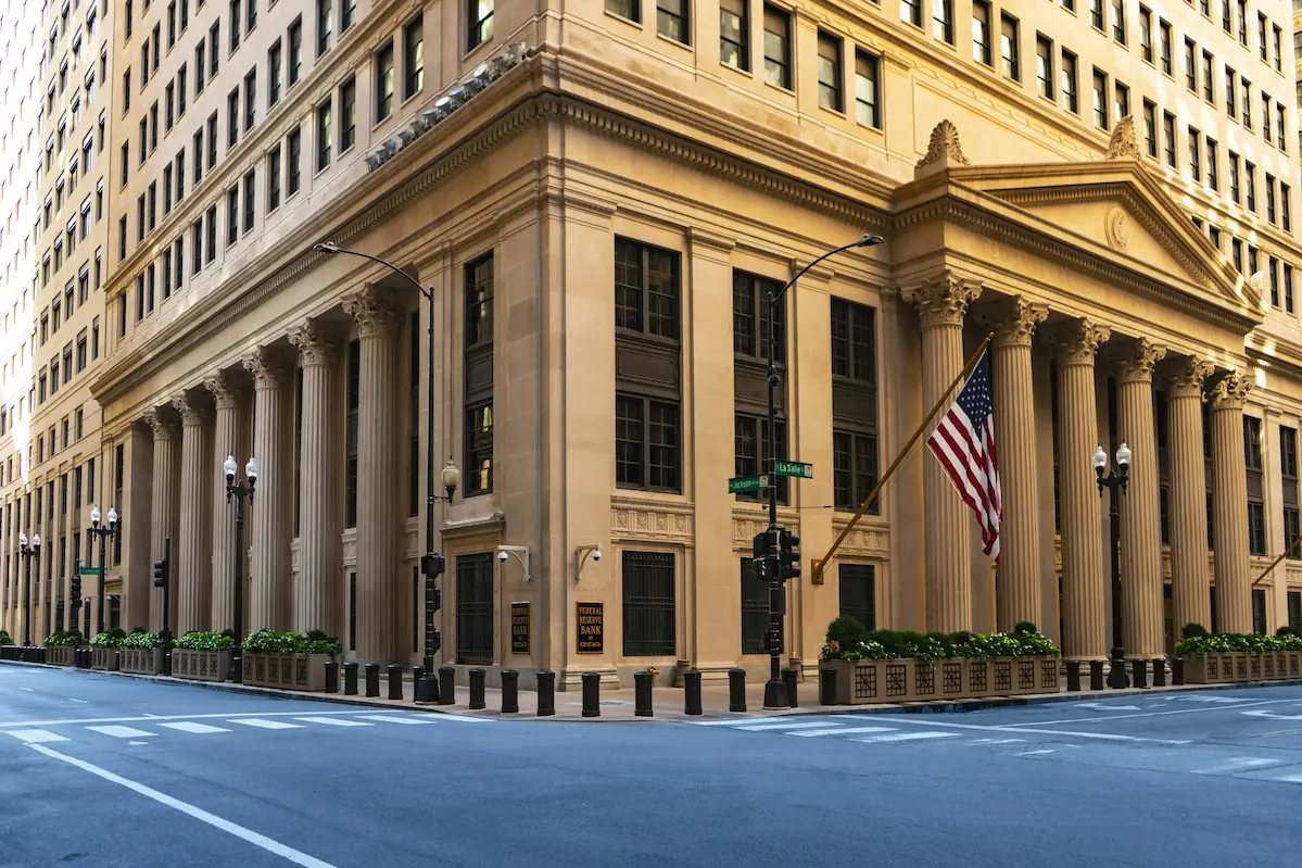 Federal Reserve building facade